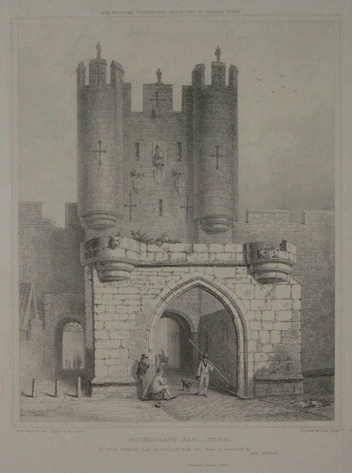 Print - Micklegate Bar - York - Le